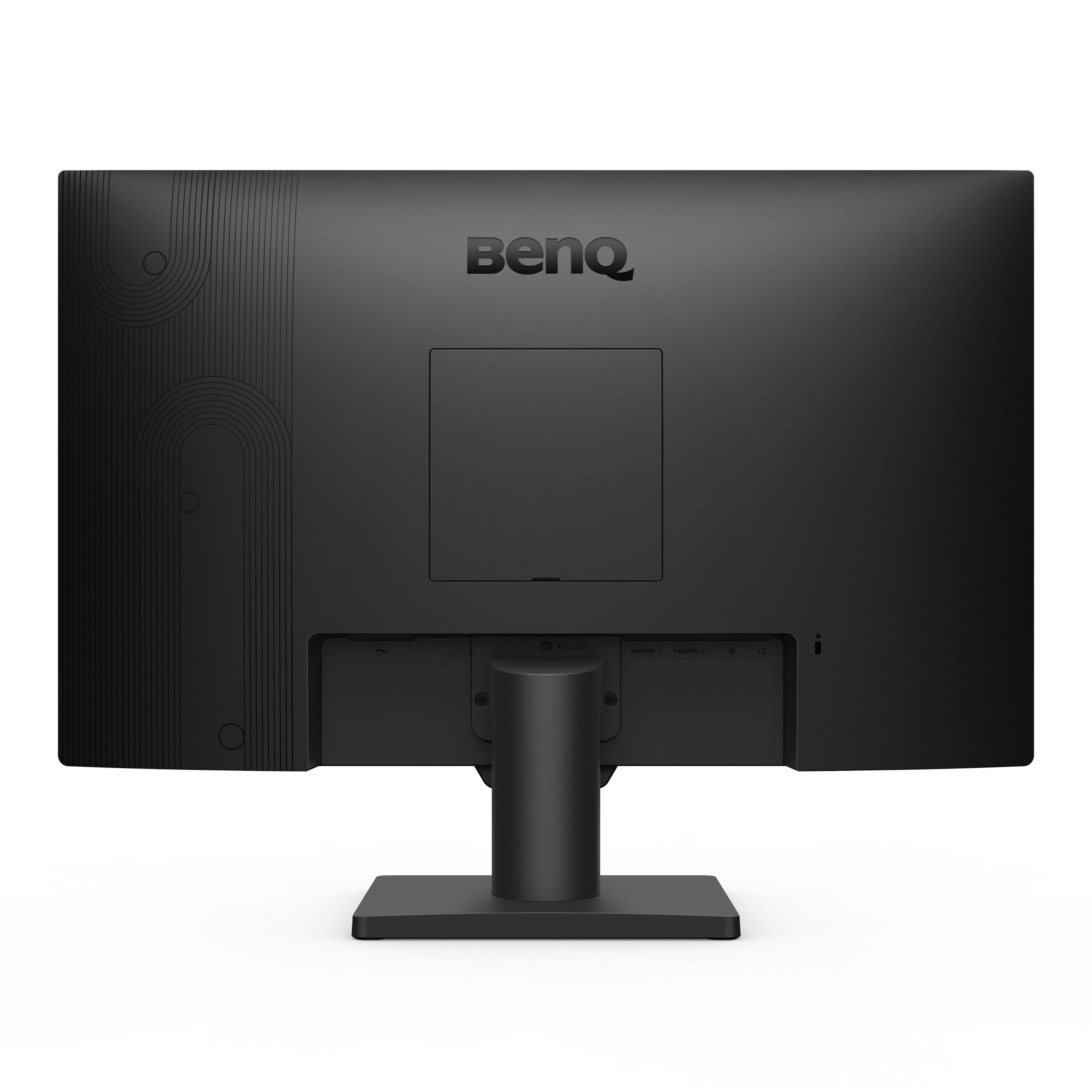 Back. BenQ - GW2490 23.8" IPS LED 1080p Monitor FHD 100Hz Ultra-Slim Bezel with Brightness Intelligence (HDMI/DP) - Black.