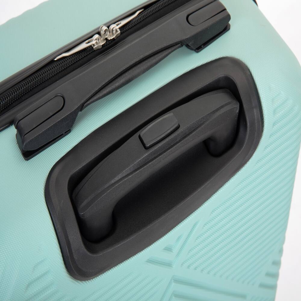 Alt View 9. Ropilly - Ropilly 4 Piece Luggage Set Light Blue Hard Shell Suitcase with 14 Inch Makeup Box - Light Blue.