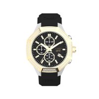 Timex Unisex UFC King 45mm Watch - Black Strap Black Dial Two-Tone Case - Black - Front_Zoom