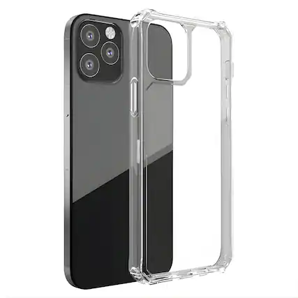 Front. Kitcheniva - Clear Case With Heavy Duty Military Grade Protection And Sleek Look IPhone 13 - Clear.