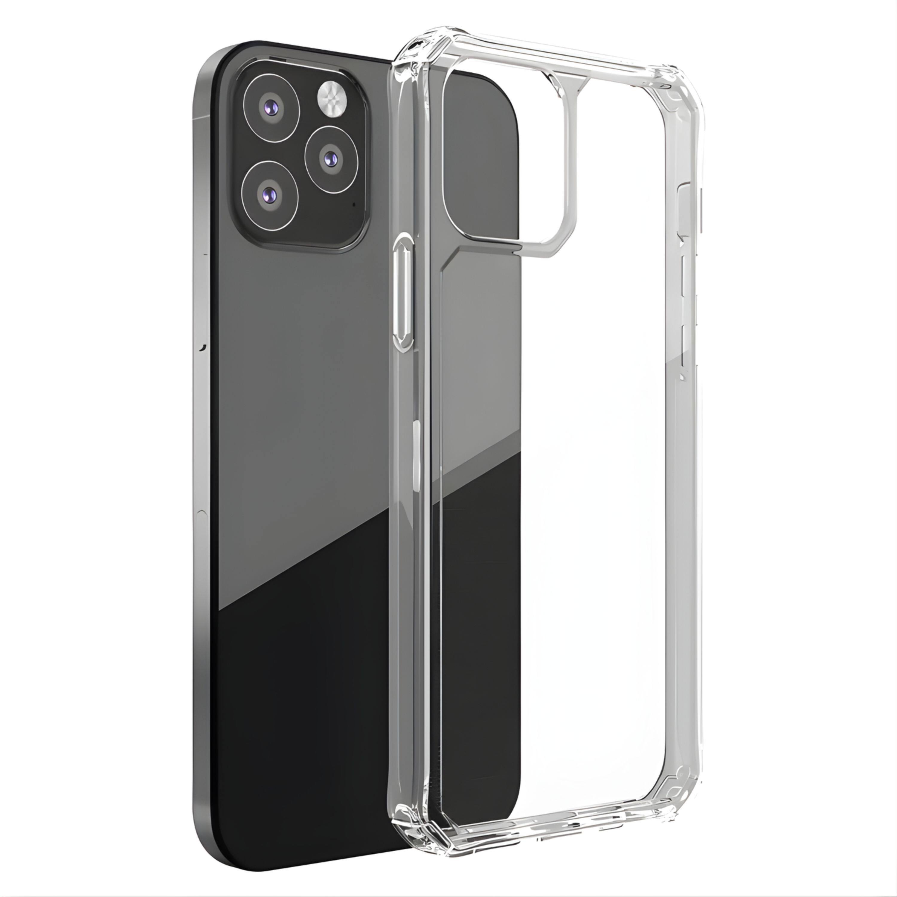Front. Kitcheniva - Clear Case With Heavy Duty Military Grade Protection And Sleek Look IPhone 13 Pro - Clear.