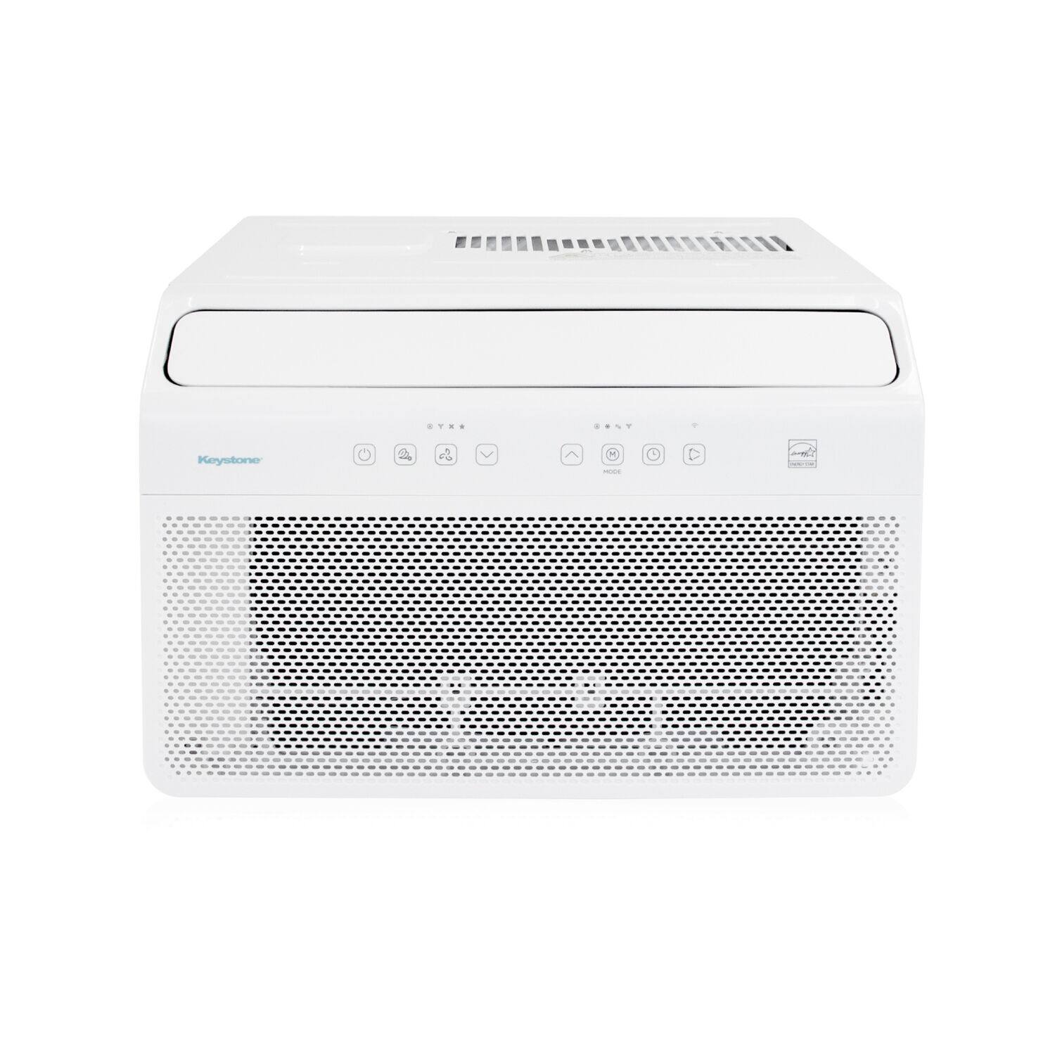 Alt View 11. Keystone - 350 Sq. Ft 8,000 BTU Window Mounted Inverter Air Conditioner with 7,000 BTU Heater Supplemental Heat - White.