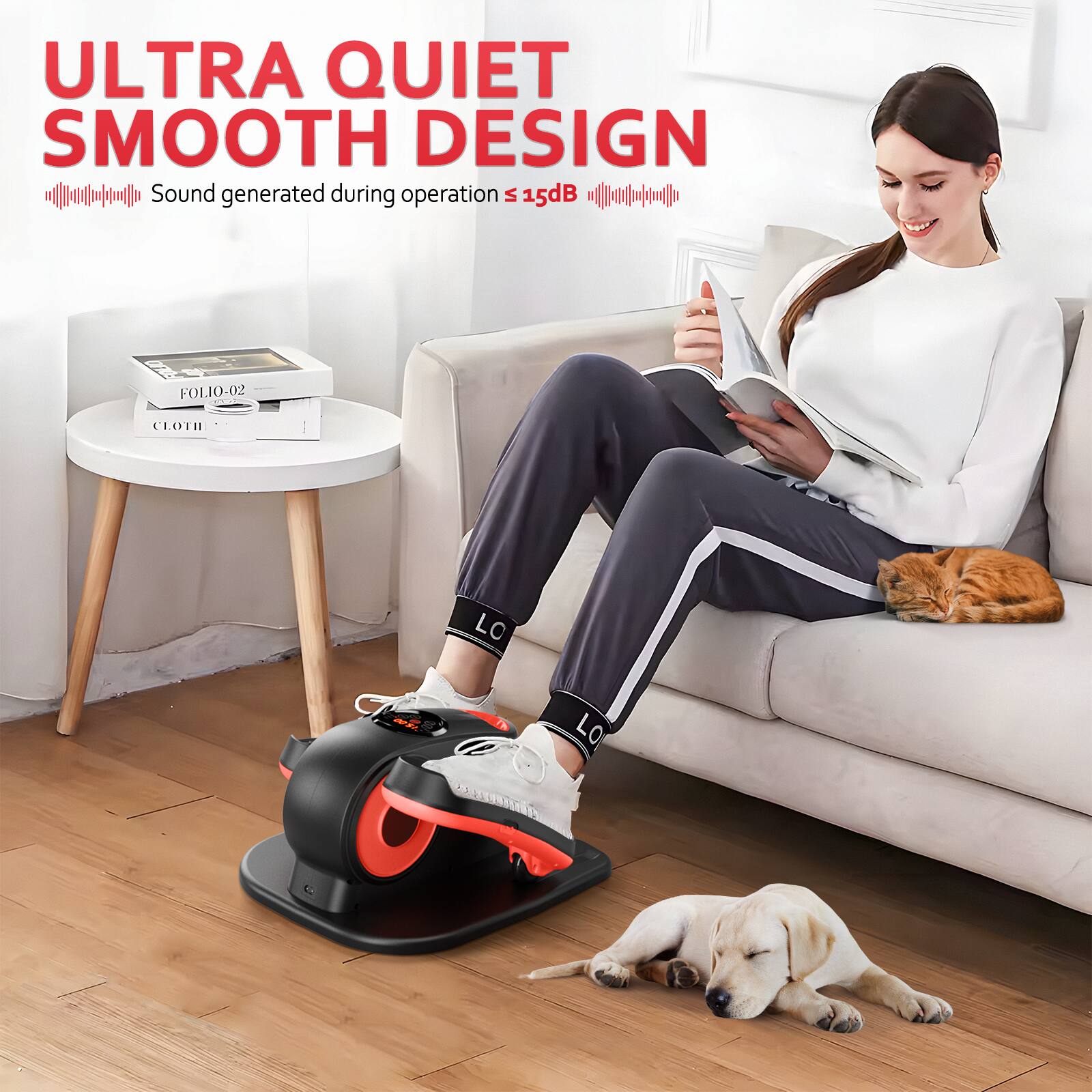 ULTRA QUIET SMOOTH DESIGN  
Sound generated during operation ≤ 15dB  
FOLIO-02  
CLOTH