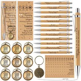 Paradigms Interiors - Team Gifts For Employee Appreciation Ballpoint Pens Keychains With Cards Building Teamwork Thank You