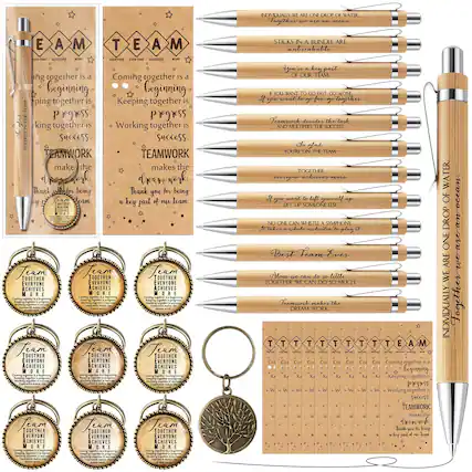 **TEAM**
- **Together, everyone achieves more.**
- **Coming together is a beginning. Keeping together is progress. Working together is success.**
- **Teamwork makes the dream work.**
- **Thank you for being a key part of our team.**
**INDIVIDUALLY WE ARE ONE DROP OF WATER. TOGETHER WE ARE AN OCEAN.**
**STICKS IN A BUNDLE ARE UNBREAKABLE.**
**You're a key part of our team.**
**If you want to go fast, go alone. If you want to go far, go together.**
**Teamwork divides the task and multiplies the success.**
**So glad you're on the team.**
**TOGETHER EVERYONE ACHIEVES MORE.**
**Best Team Ever**
**Alone we can do so little. Together we can do so much.**
**Teamwork makes the dream work.**
**NO ONE CAN WHISTLE A SYMPHONY. IT TAKES A WHOLE ORCHESTRA TO PLAY IT.**
**INDIVIDUALLY WE ARE ONE DROP OF WATER. TOGETHER WE ARE AN OCEAN.**
**TEAM**
- **Coming together is a beginning