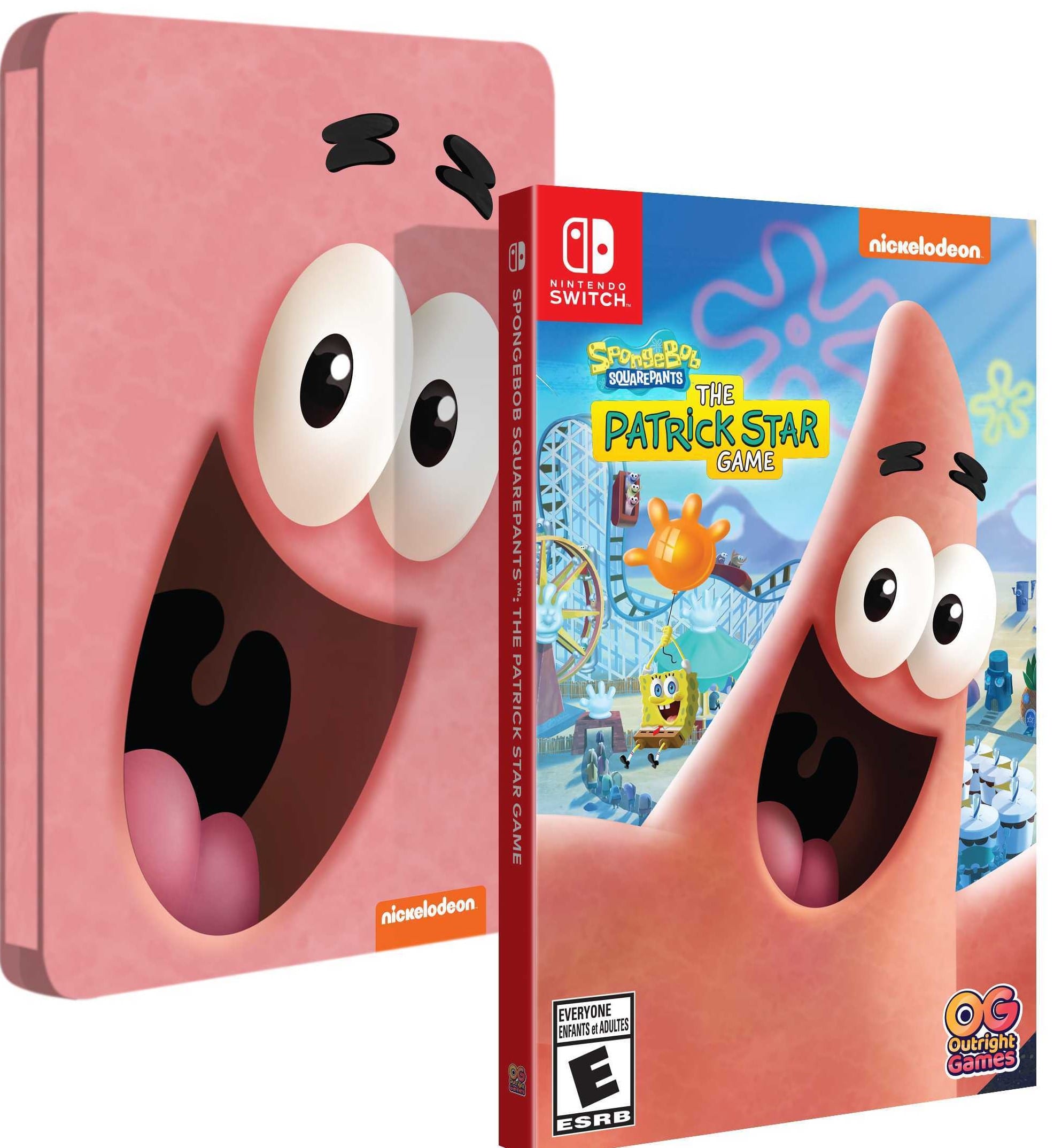 SpongeBob SquarePants - A Patrick Star Game SteelBook Edition - Nintendo Switch - Front_Zoom