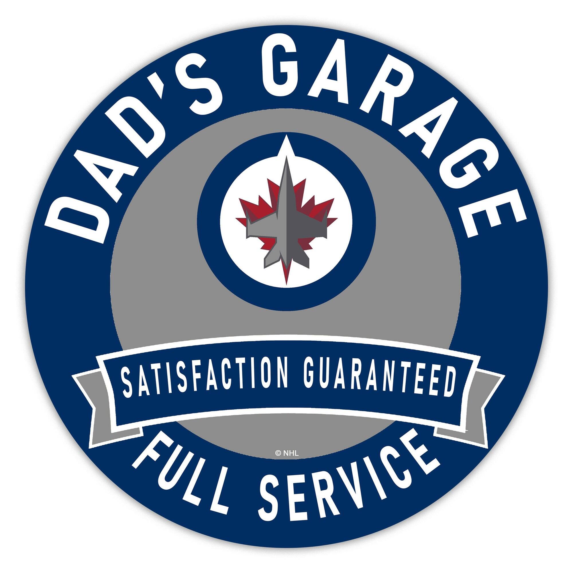 DAD'S GARAGE  
SATISFACTION GUARANTEED  
FULL SERVICE  
© NHL