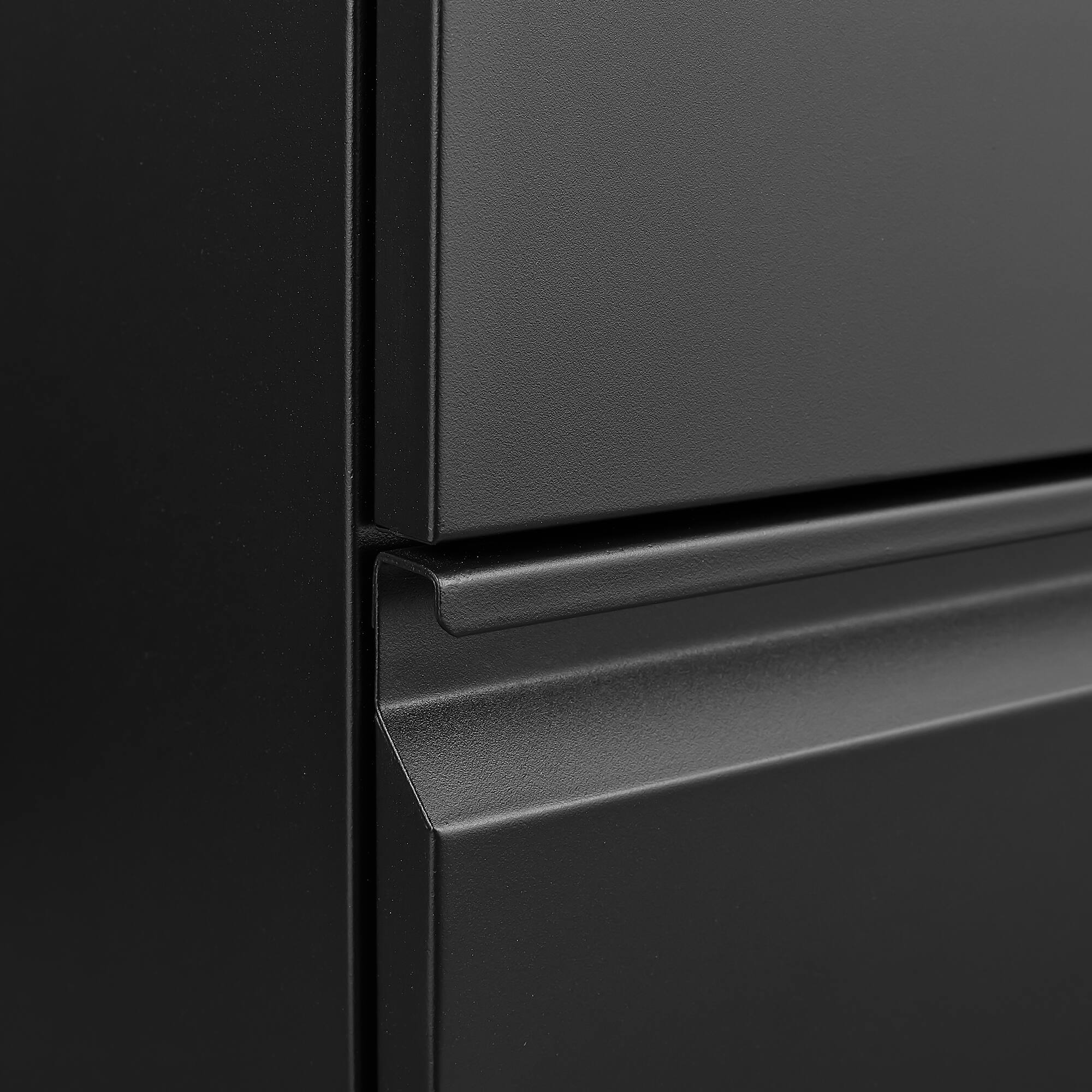 Alt View 6. GOODSILO - 2-Drawer Locking File Cabinet - Mobile Under Desk Filing for Letter/Legal/A4 - Home Office Storage - Black.