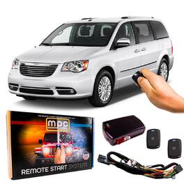 MPC - 1-Button Remote Start For 2008-2010 Chrysler Town & Country - Plug-n-Play - Black