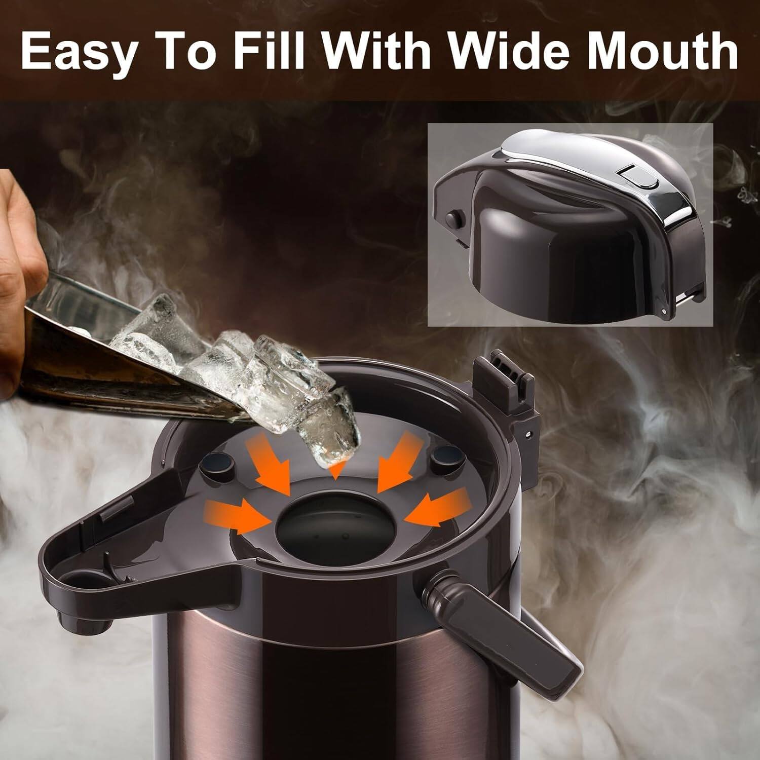 Easy To Fill With Wide Mouth