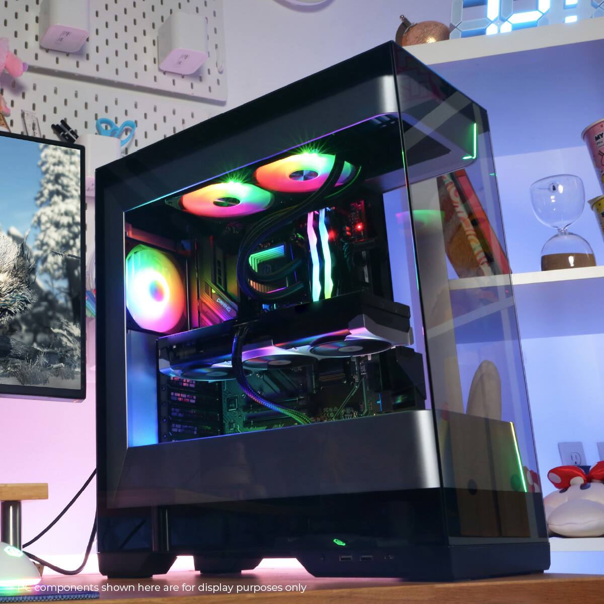 The text on the image reads "3 MY - DMANG PE components shown here are for display purposes only."