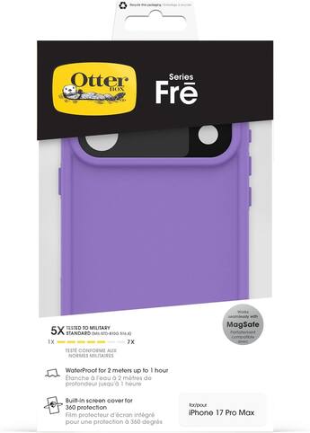 OtterBox FRE MagSafe cover per iPhone 16 Pro Max, Verde | Custodia MagSafe, impermeabile (IP68), urti e cadute, protezione schermo integrata, 5x MIL-STD 810G OtterBox FRE MagSafe cover per iPhone 16 Pro Max, Verde | Custodia MagSafe, impermeabile (IP68), urti e cadute, protezione schermo integrata, 5x MIL-STD 810G