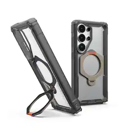 UAG - Samsung Galaxy S26 Ultra Case w Magnetic Charging, 360° Built-In Kickstand, Sculpted Corners, Rugged Protective Cover - Ash