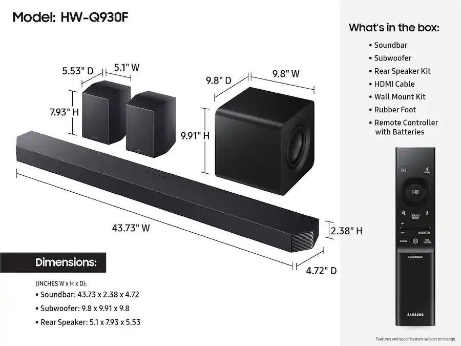 Speaker Placement Samsung Soundbar Only Subwoofer Working Samsung