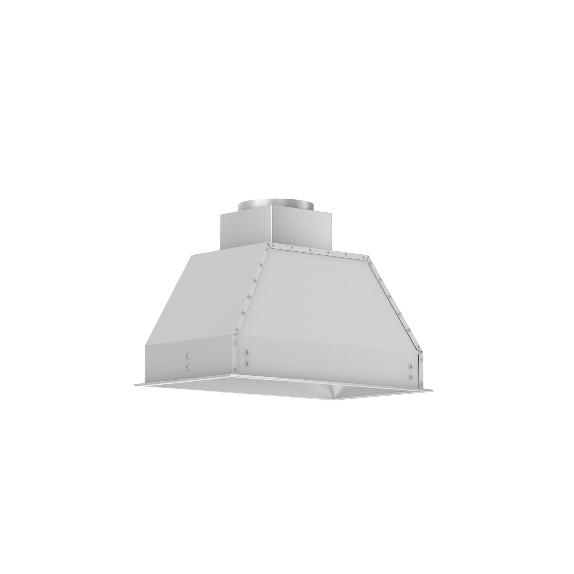 Left. ZLINE - ZLINE 28" Remote Blower Ducted Range Hood Insert in Stainless Steel (695-RD-28) - Stainless Steel.
