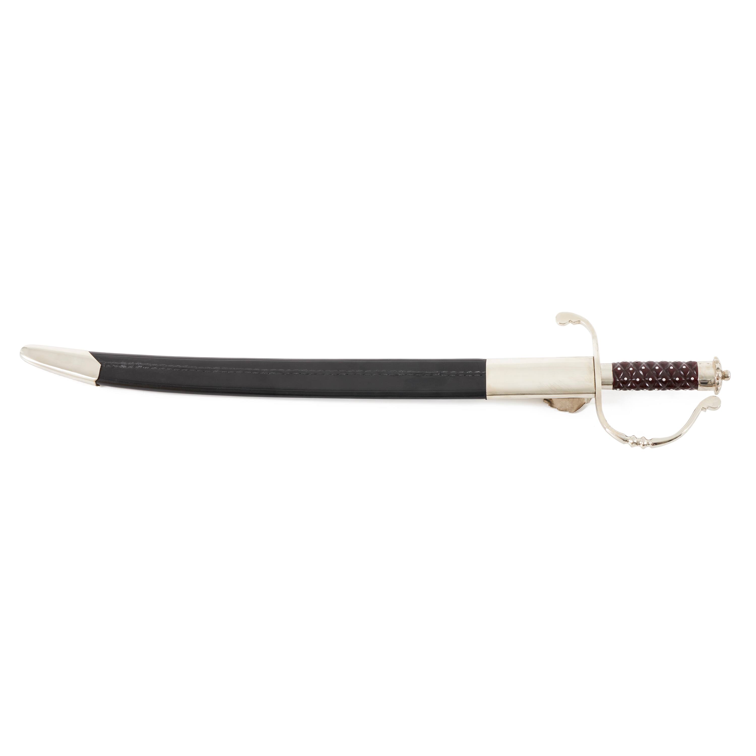 Alt View 1. Cold Steel - Cold Steel 88CLQ 24-Inch Modern Tactical Hunting Sword with Leather Scabbard - Black.