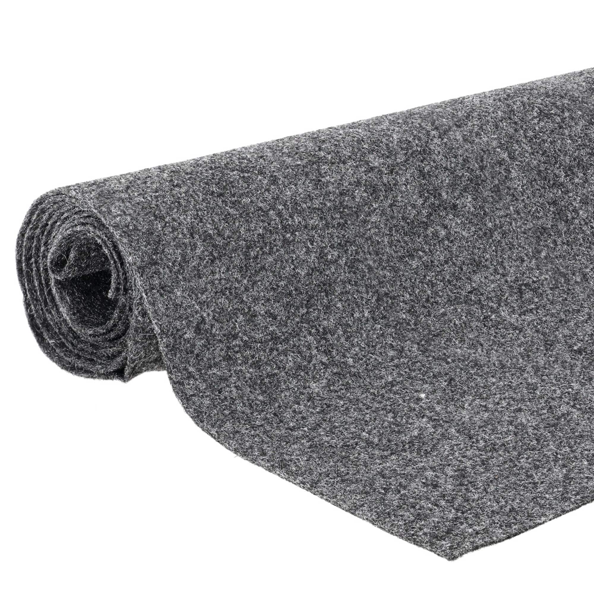 QPower - Speaker Box Carpet, 43" x 72" Fabric Sheet for Car Audio Builds - Charcoal