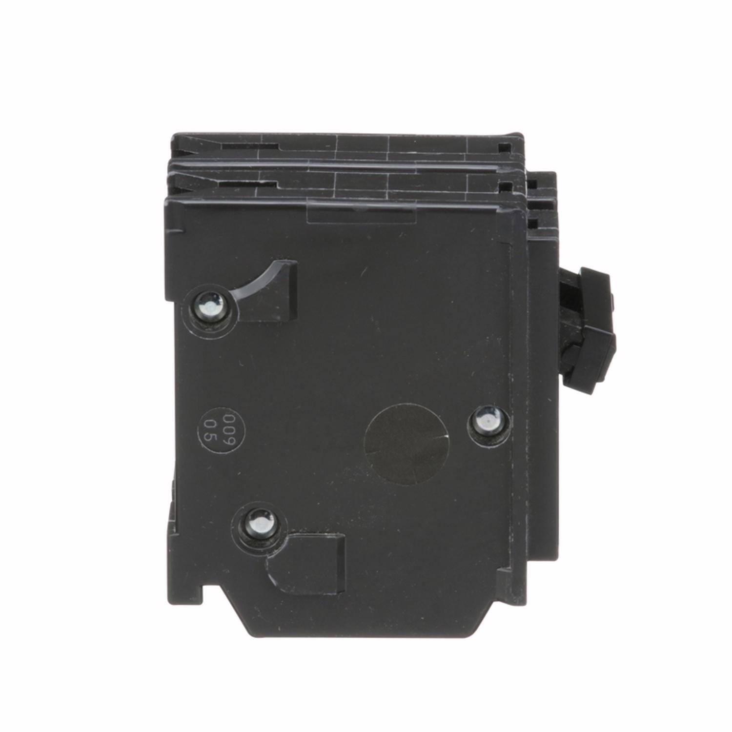Left. Schneider Electric - Square D QO 15 amps Plug In Single Pole Circuit Breaker.