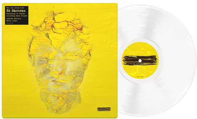 The new album from Ed Sheeran
Featuring 14 tracks
Including Eyes Closed
Limited Edition
White vinyl