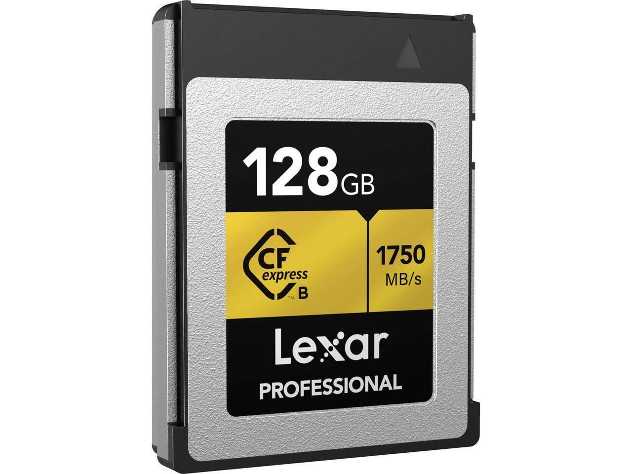 128 GB CFexpress B  
1750 MB/s  
Lexar PROFESSIONAL