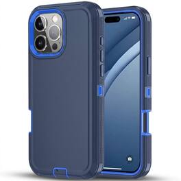 Kitcheniva - Shockproof Bumper Case For iPhone 17 Pro Max Navy / Blue - Navy/Blue