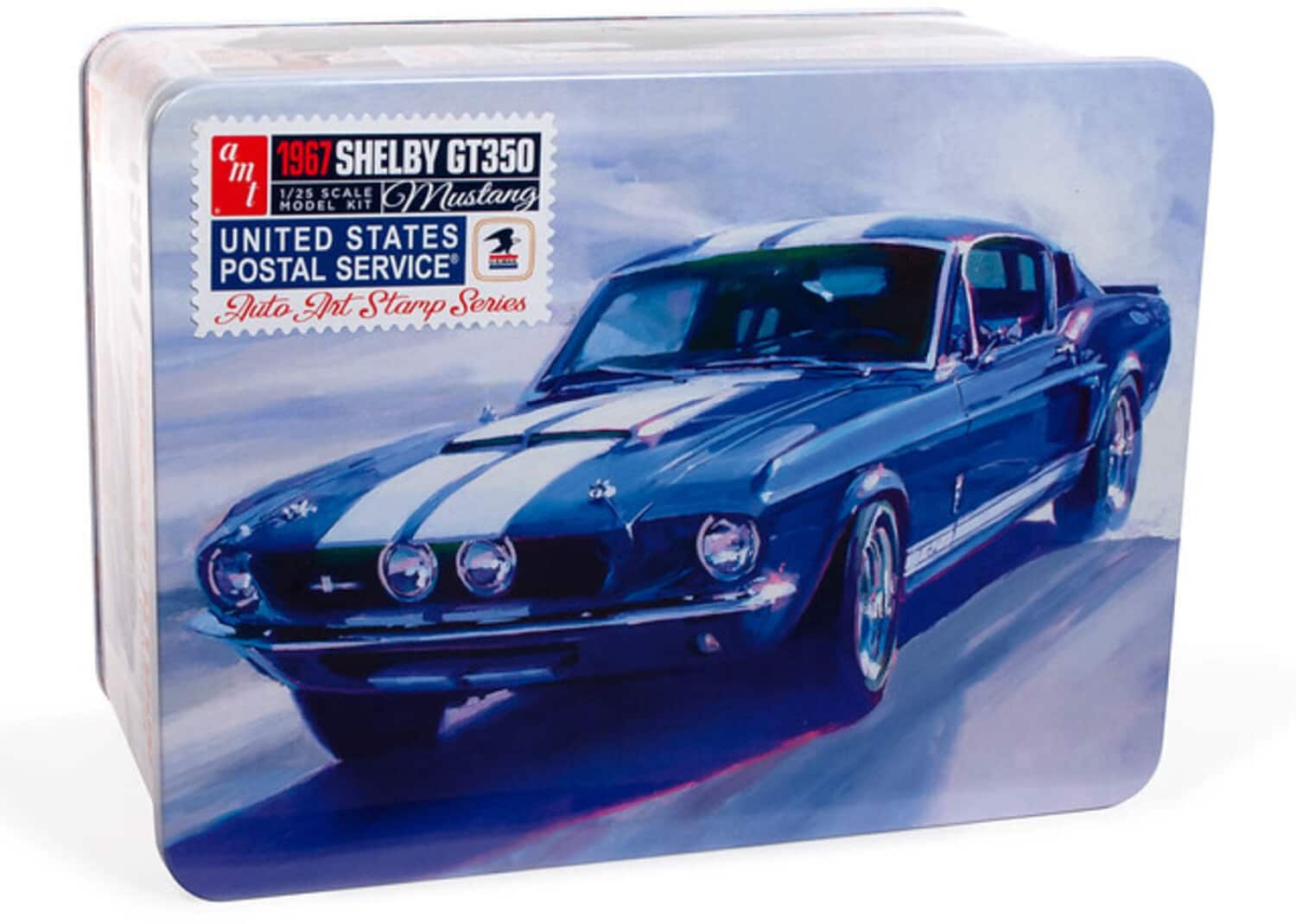 PopMarket - 1967 Shelby GT350 (USPS Stamp Series Collector Tin) AMT Model Kit - COLLECTIBLES - Multicolor