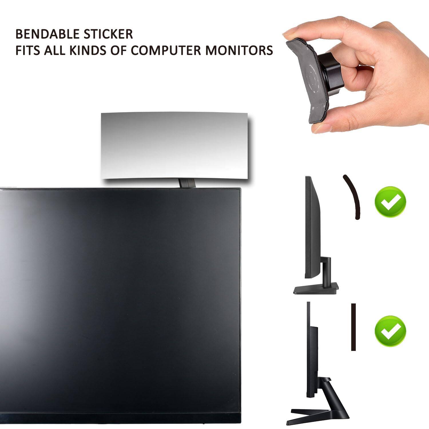 BENDABLE STICKER  
FITS ALL KINDS OF COMPUTER MONITORS