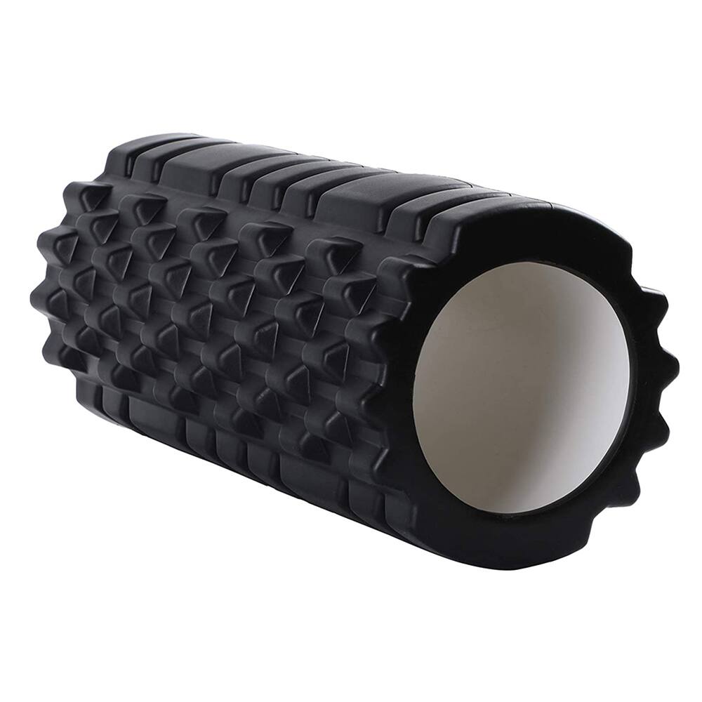 Alt View 1. HolaHatha - HolaHatha High Density Hollow EVA Foam Roller for Muscle Massage Recovery - Black.