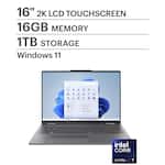 Lenovo - Yoga 7i 2-in-1 16" 2K Touchscreen Laptop - Intel Core Ultra 7 155U 2023 - 16GB Memory - 1TB SSD - Storm Grey