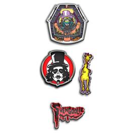 Svengoolie Limited Edition 4-Piece Enamel Pin Set | Toynk Exclusive - Black