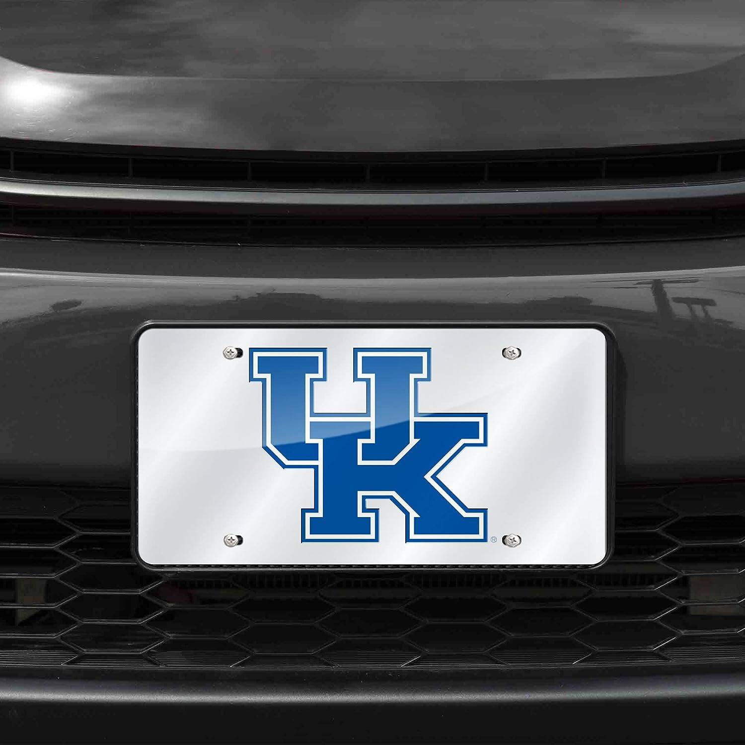 Alt View 1. Rico Industries - Kentucky Wildcats Mirrored Laser Cut License Plate Laser Tag - Multi.
