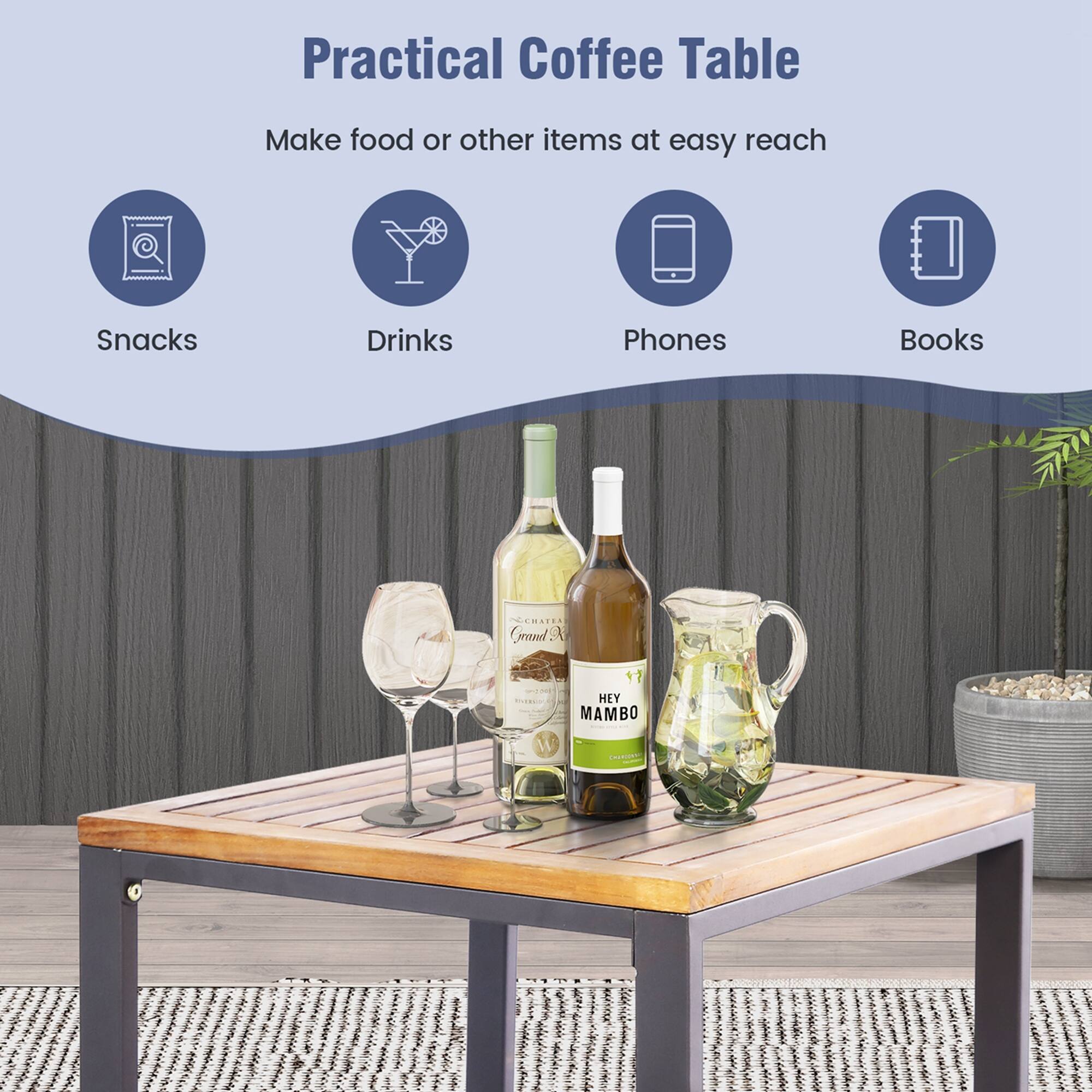 Practical Coffee Table

Make food or other items at easy reach

- Snacks
- Drinks
- Phones
- Books

PECHATER Grond X 17 HEY MAMBO S0SI