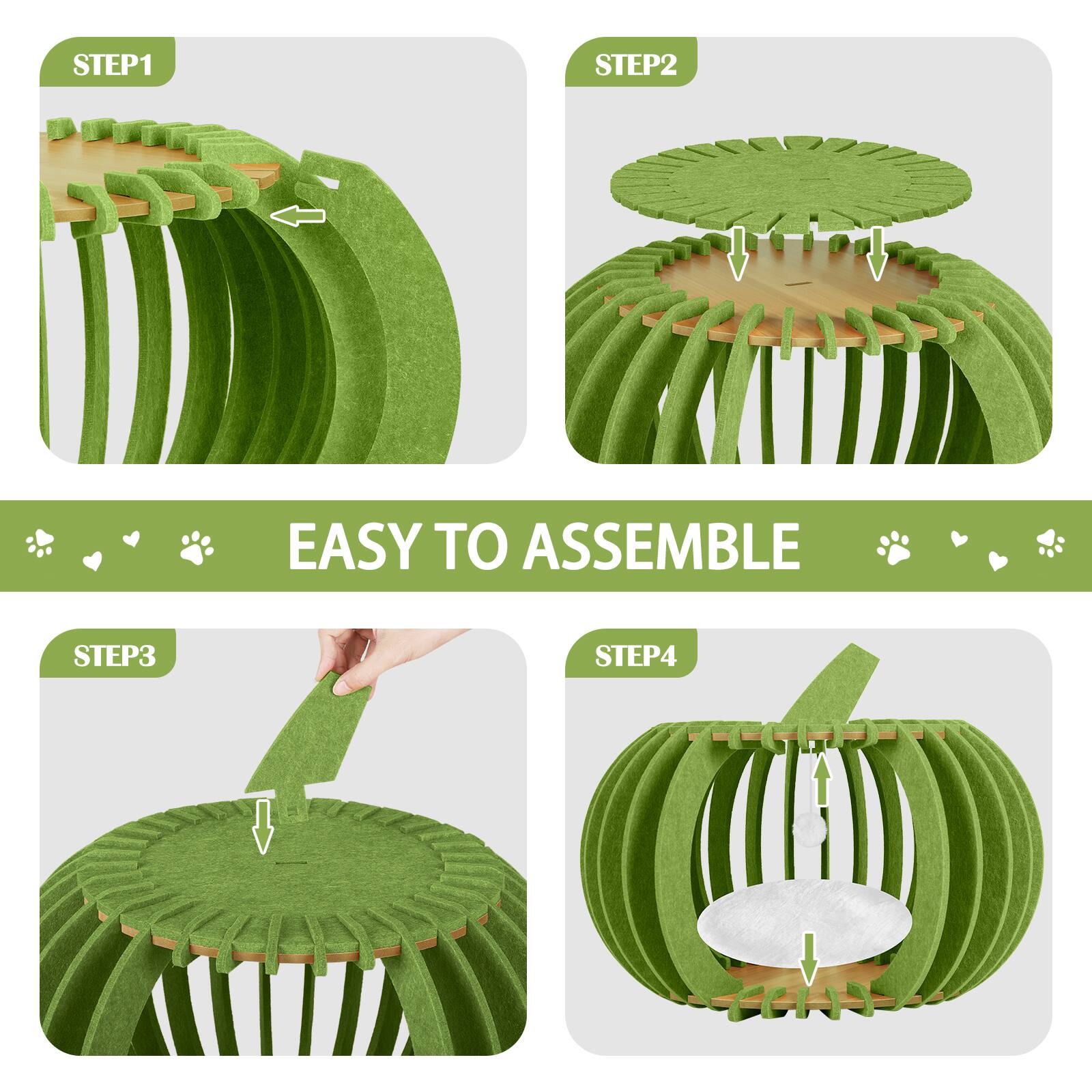 STEP 1  
STEP 2  
EASY TO ASSEMBLE  
STEP 3  
STEP 4