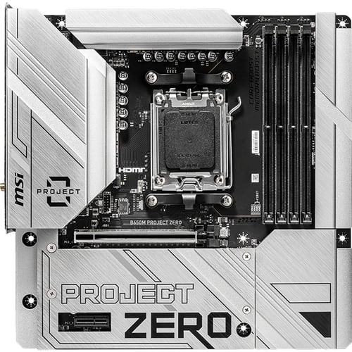 MSI B650M Project Zero AM5 Micro ATX Motherboard B650MPZERO - Best Buy