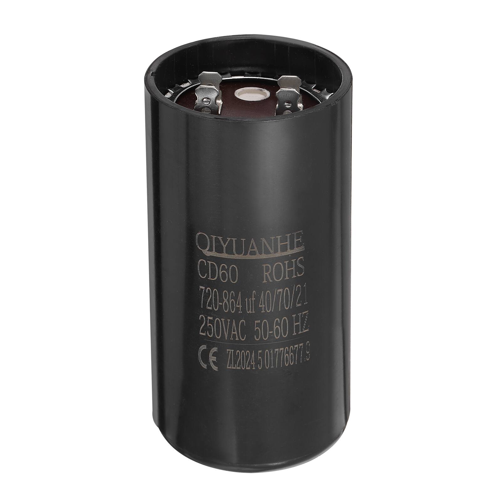 Unique Bargains - CD60 Motor Run Capacitor, 720-864uF MFD AC250V, 50-60Hz, for Electric Motor, 53x110mm - Black price history on PriceWatchPro