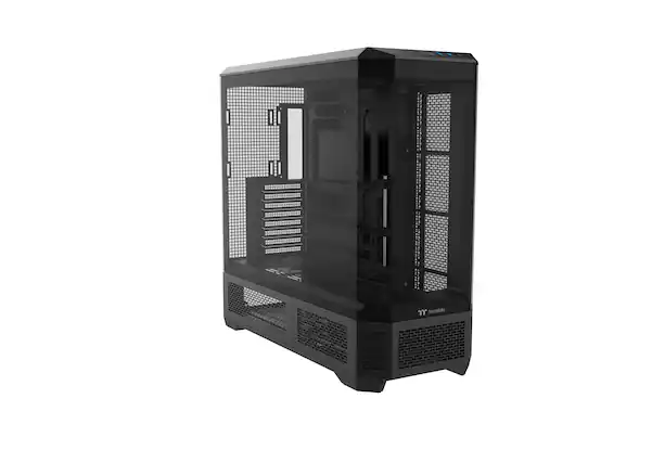 Front. Thermaltake - View 600 TG Full Tower ATX PC Case - Black.