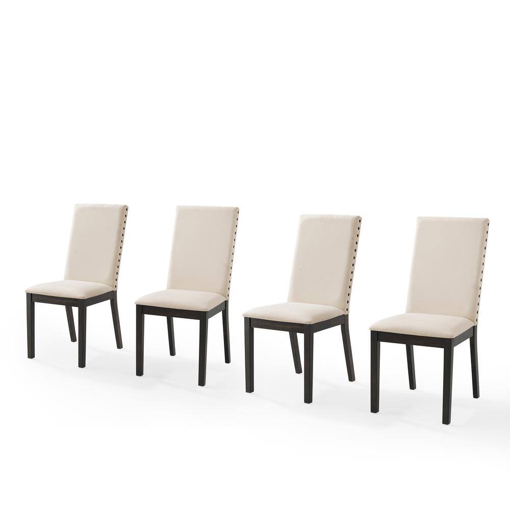 Alt View 1. Crosley Furniture - Hayden 4-Piece Upholstered Dining Chair Set - Grey.