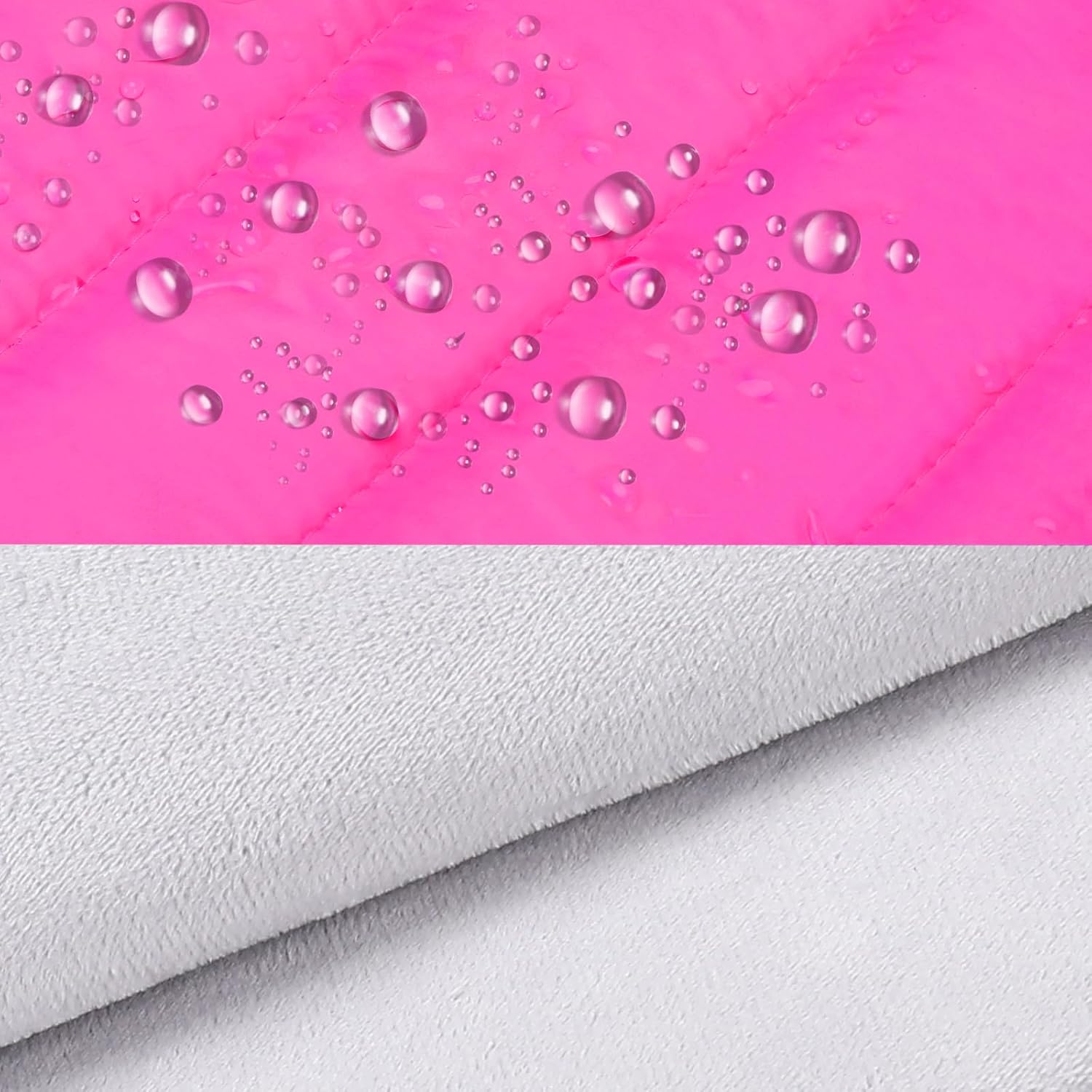 Back. mosiso - Puffy Laptop Sleeve 13-13.3 inch for MacBook Air 13 13.6 M4 M3 M2 M1/Pro 13/Pro 14, HP Dell ASUS Lenovo - Rose Red.