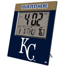 Keyscaper - Kansas City Royals Personalized Digital Desk Clock - Multicolor