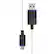 Alt View Zoom 12. Insignia™ - Extra-long 15' USB-C Charge and Play Cable for PlayStation 5 DualSense controllers and other USB devices - White/Black/Blue.