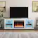 Angle. Ameriwood Home - Lumina Deluxe Fireplace TV Stand (70") - Plaster.