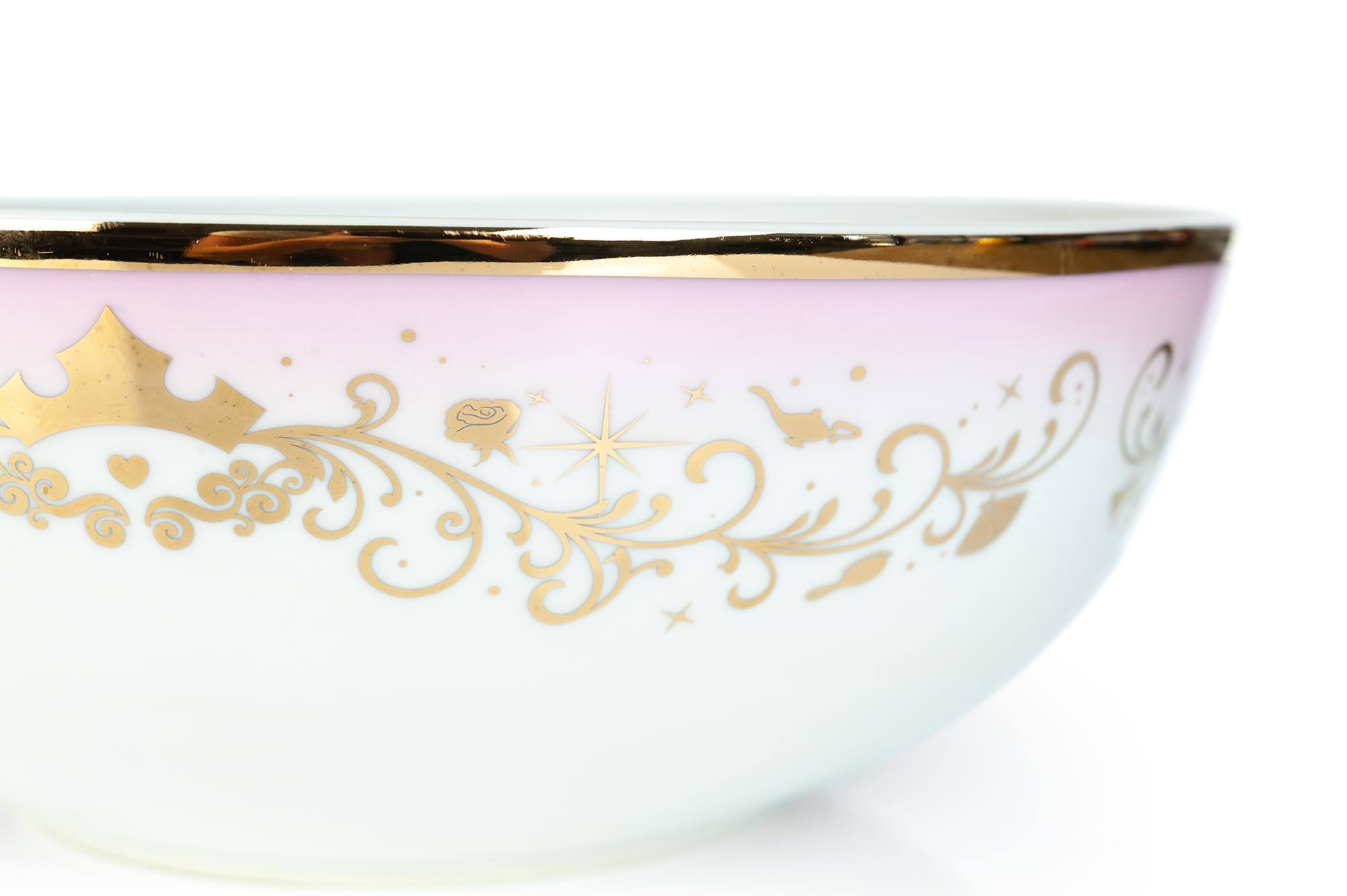 Alt View 10. Ukonic - Disney Princess Ceramic Serving Bowl | Elegant Dinner Bowl Measures 10.5 Inches - Gold.