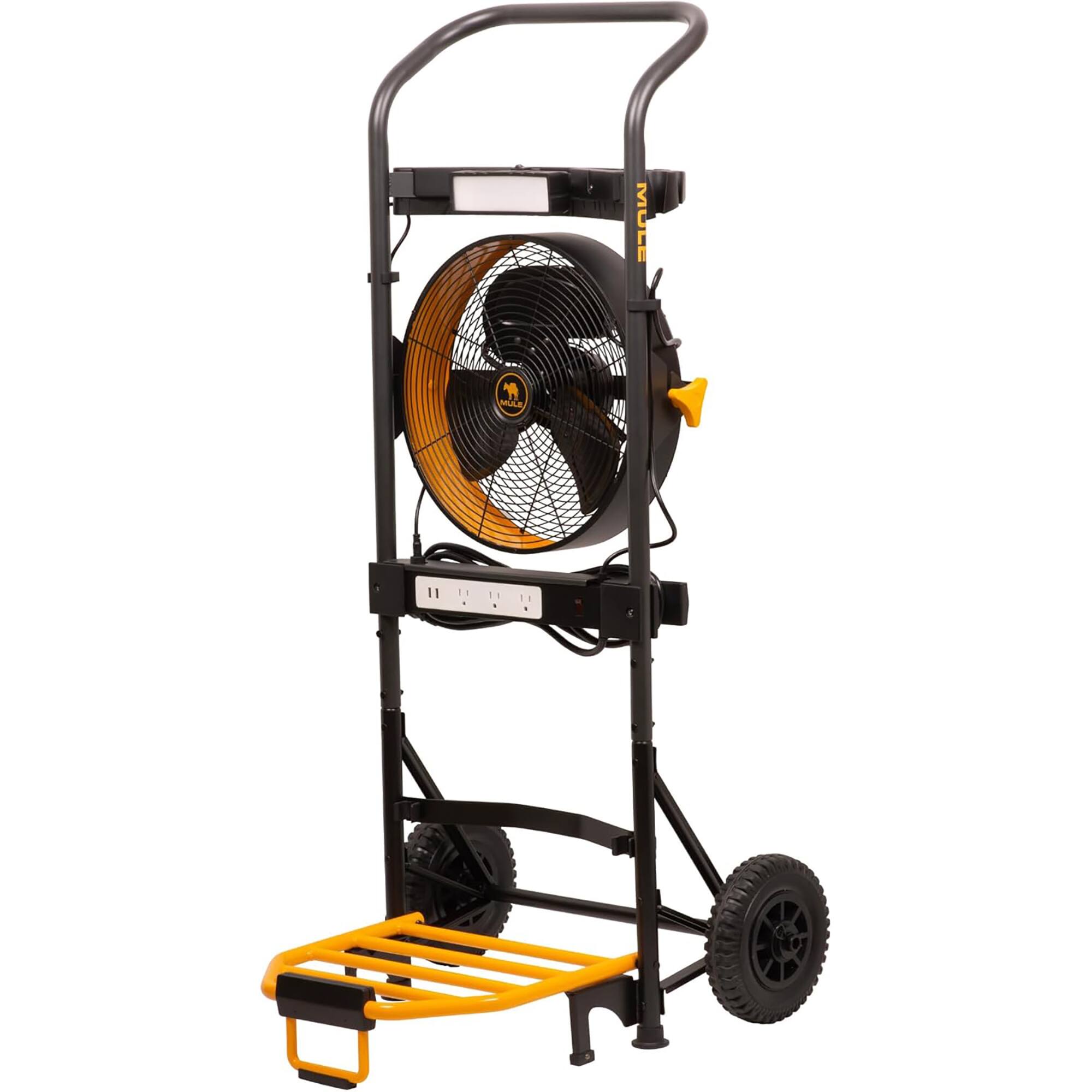 MULE - 5 in 1 Mobile Workshop Hand Truck, Integrated 3 Speed Fan, 52000-31, Black - Matte Black price history on PriceWatchPro