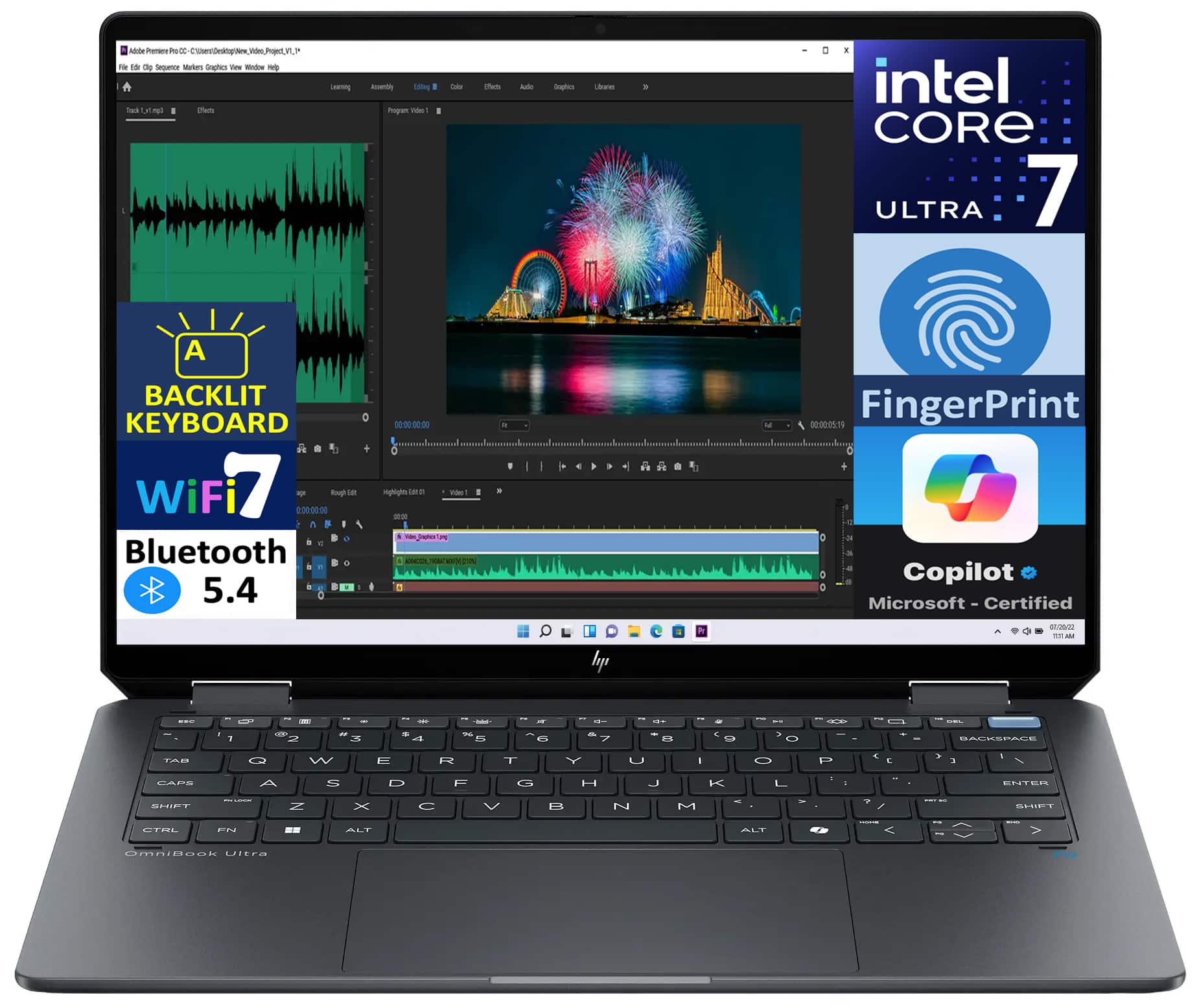 HP - OmniBook Ultra Flip 2-in-1 Laptop 14.0 2.8K Display (Intel Ultra 7-256V, 16GB LPDDR5, 1TB SSD, Win 11 Home) - Eclipse Gray price history on PriceWatchPro