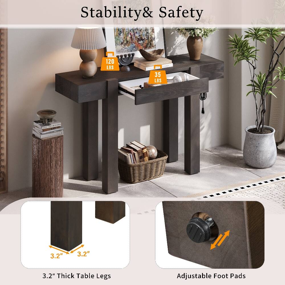 Stability & Safety

120 LBS

35 LBS

3.2" Thick Table Legs

Adjustable Foot Pads