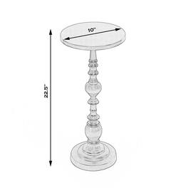 Butler Specialty - Darien Outdoor Round Pedestal Side Table - Bronze
