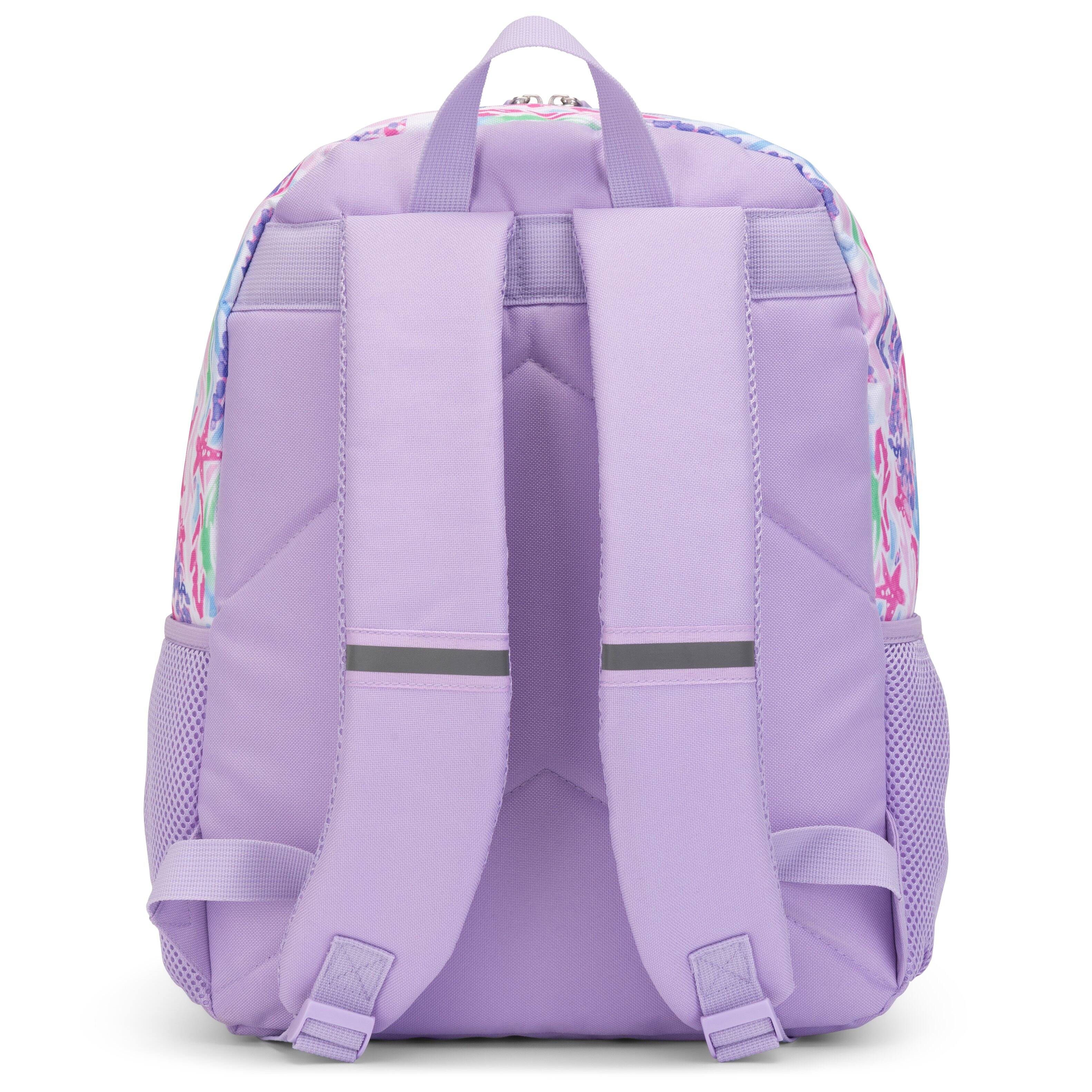 Back. Nautica - Nautica 16" Back to Basics Kids Backpack with Cushioned Back and Shoulder Straps | Pastel Shell - Pastel Shell.