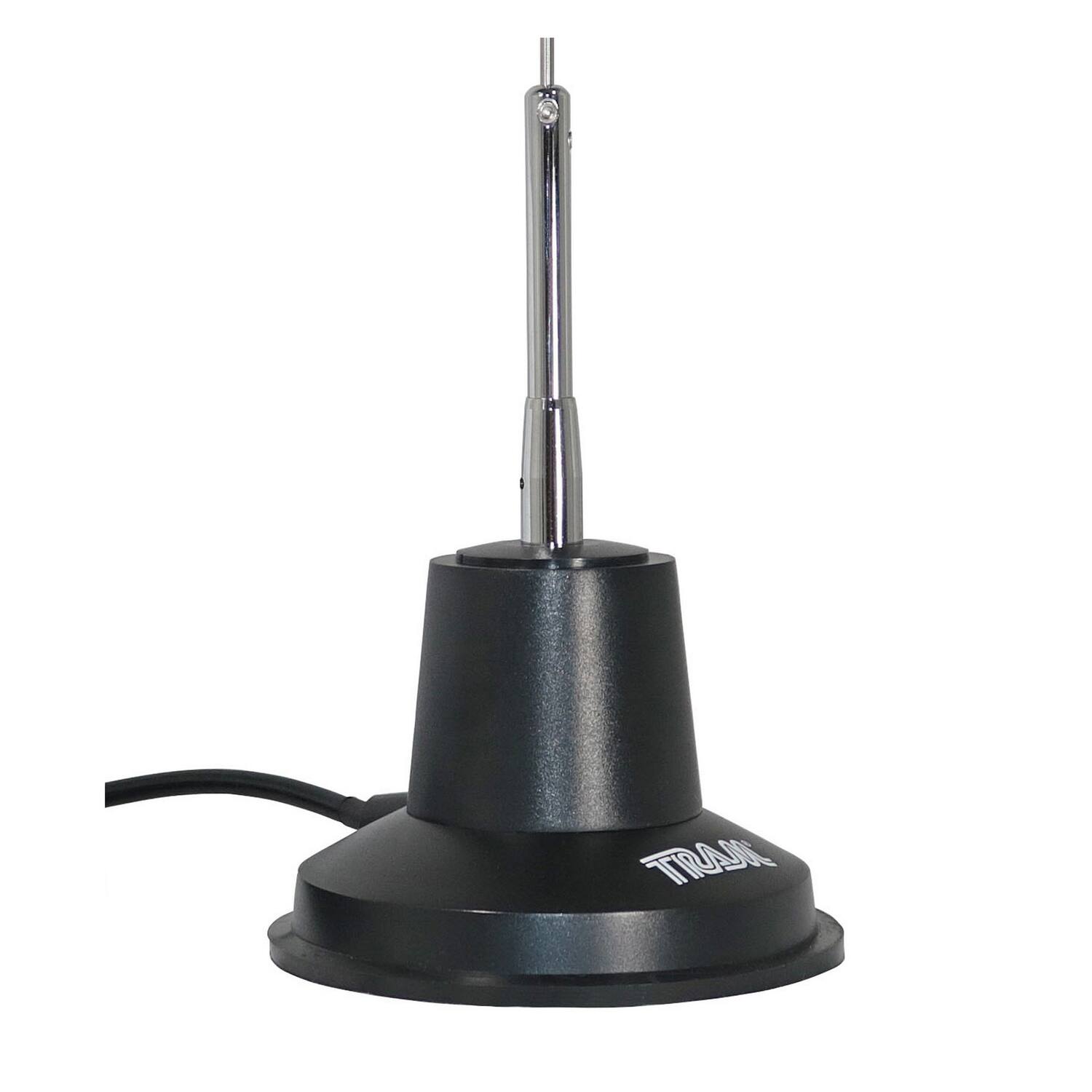 Alt View 5. Tram - 500-Watt 26-MHz to 30-MHz Heavy-Duty Trucker CB Magnet Antenna Kit - Black.