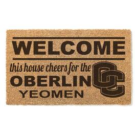 Jardine - Oberlin Yeomen 18" x 30" Welcome Doormat - Brown