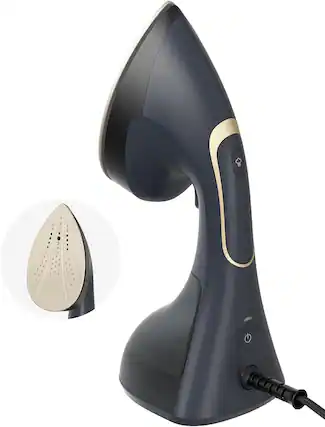 Front. FINEAK - 2-in-1 Clothes Steamer & Iron 1200W 30S Heat-Up Ceramic Plate Burst Steam Auto-Off 120V - Purple.